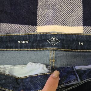 Denim Blue Jeans Skirt From JC Penney